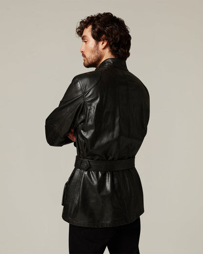 OBSIDIAN LEATHER JACKET